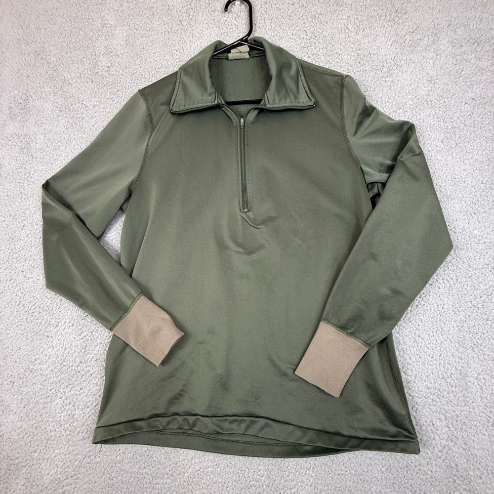 Military Issue Sleeping Shirt‎ Heat Retention Moisture Resistant Pullover Medium
